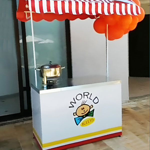 locação de barraquinha de cachorro quente